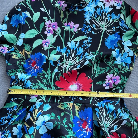 Julia Jordan Vibrant Floral 3/4 Sleeve Dress - Picture 10 of 14